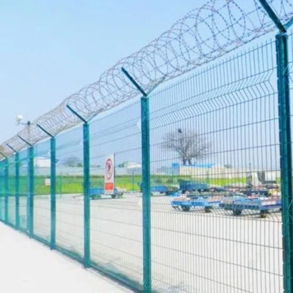 Best Selling Anti Climbing Steel Mesh Border Bending Fence