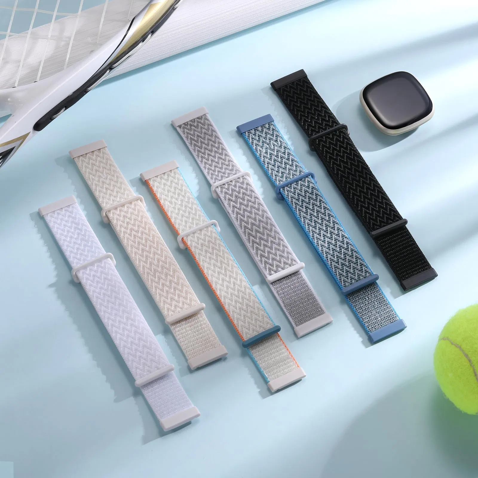 Sport Fabric Nylon Woven Watch Strap Band for Fitbit Apple Huawei Watches