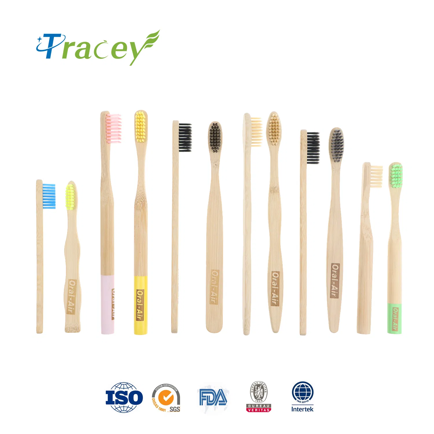 Wholesale Popular BPA Free Vegan Friendly Antibacterial100% Biodegradable Charcoal Handle Wooden Eco-Friendly Bamboo Toothbrush