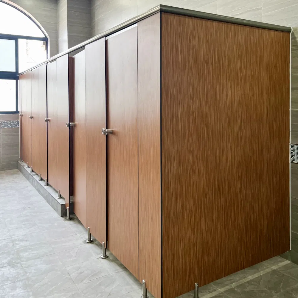Debo Water-Proof 12mm Compact Laminate HPL Toilet Partition for Public Used