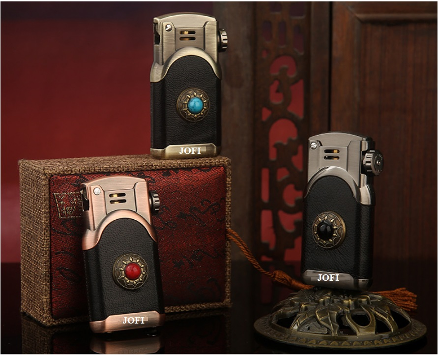 Elegant Oil Kerosene Vintage Compact Mini Pure Copper Brass Custom Metal Refilling Special Flint Lighter