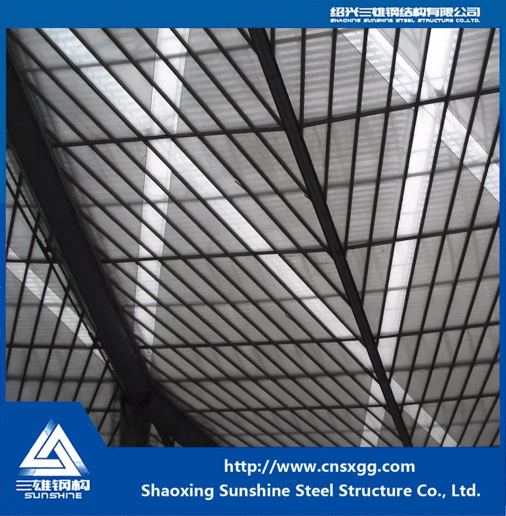 Stylish Steel Truss Skylight Roof for Indoor Lighting