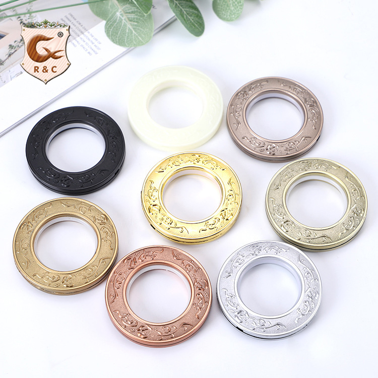 Plastic Eyelet Curtains Wear Resistant and Durable Round Curtain Ring