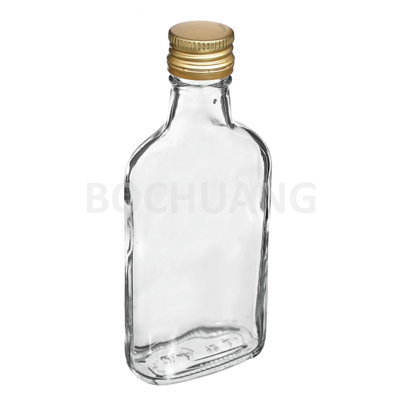 Classic Flint 700ml 750ml Drinking Glassware Liquor Glass Packaging Spirits Vodka Rum Tequila Brandy Flat Whisky Whiskey Glass Bottle