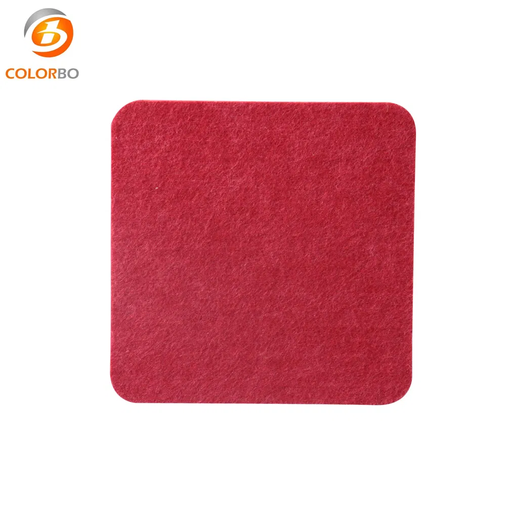 CBA18 Garnet  9MM Eco-friendly PET Acoustic Wall Felt Wool Panel