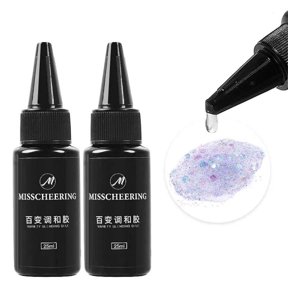 Transparent Blending Glue New Auxiliary Function Glue Blending Glitter Sequin Color Transparent Universal Gel