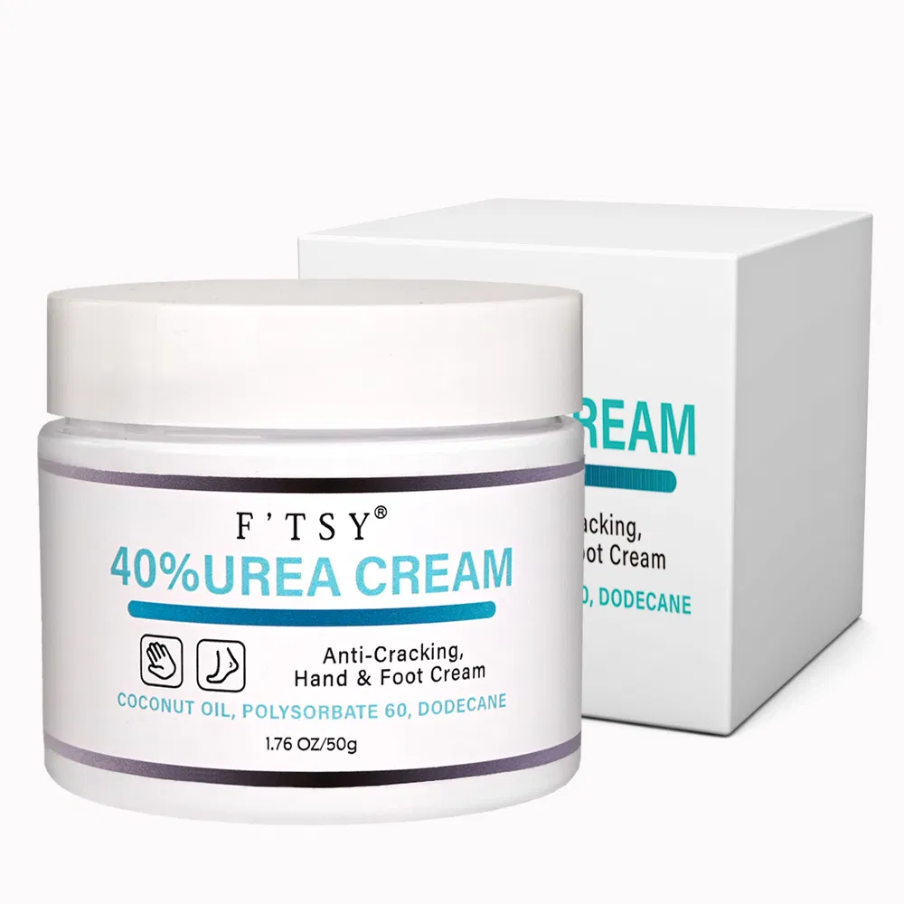 Private Label Anti Cracking 40% Urea Cream with Coconut Oil Moisturizer Hand Foot Cream