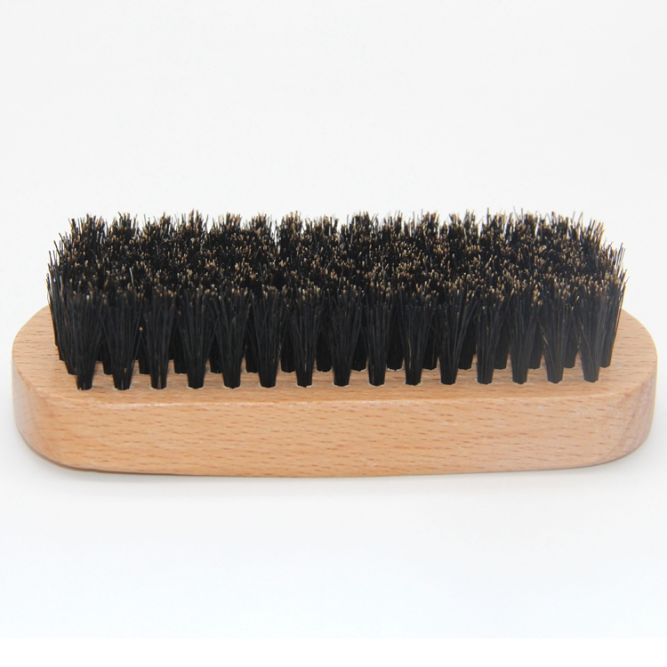 Custom Beard Brush Boar Bristle with Beech Wooden Handle Beard Brush