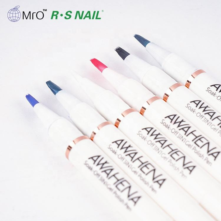 Ransheng Factory Offer Free Samples No Need Base Coat No Need Top Coat One Step Gel Polish Pen