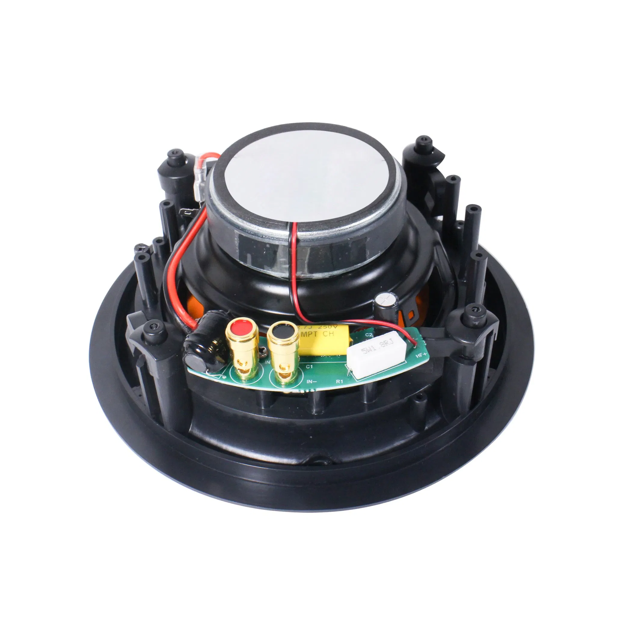 High Performance ABS Frameless 6.5 Inch 80W 2-Way Ceiling Speaker for Home Theater System