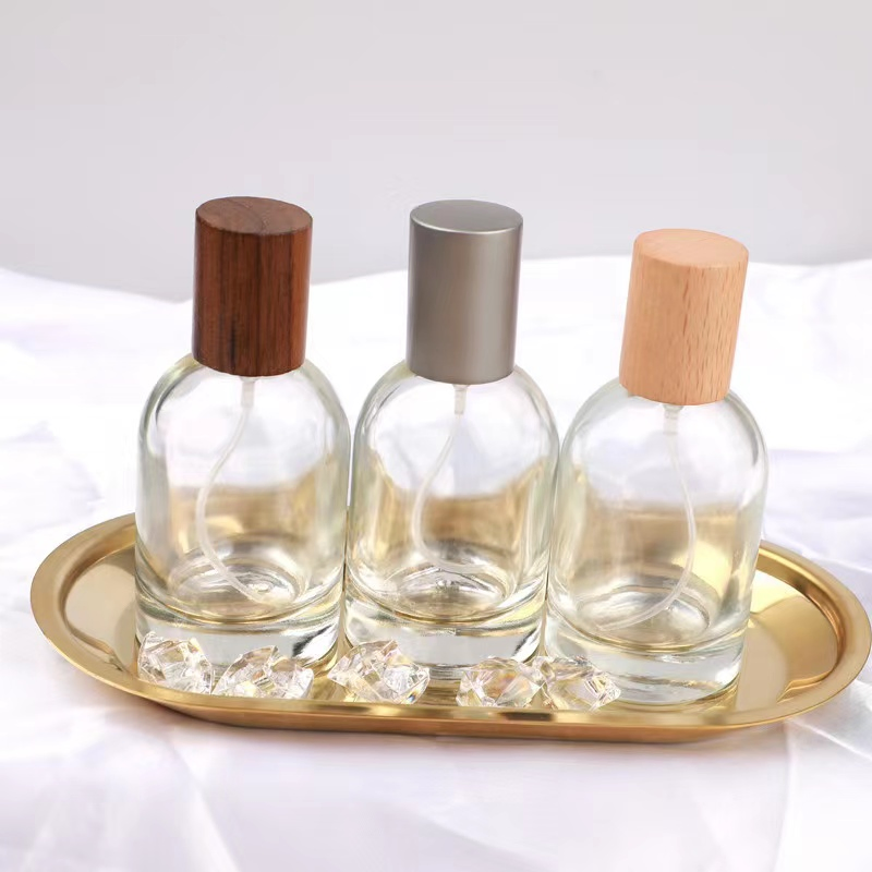 Premium 50ml and 100ml Clear Perfume Bottles Gift Packaging