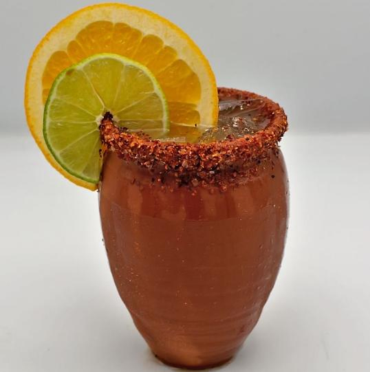 Tanqueray Custom Natural Clay Mugs Cocktail Cups Mexican Style Absolut Cantaritos Fiesta Cups