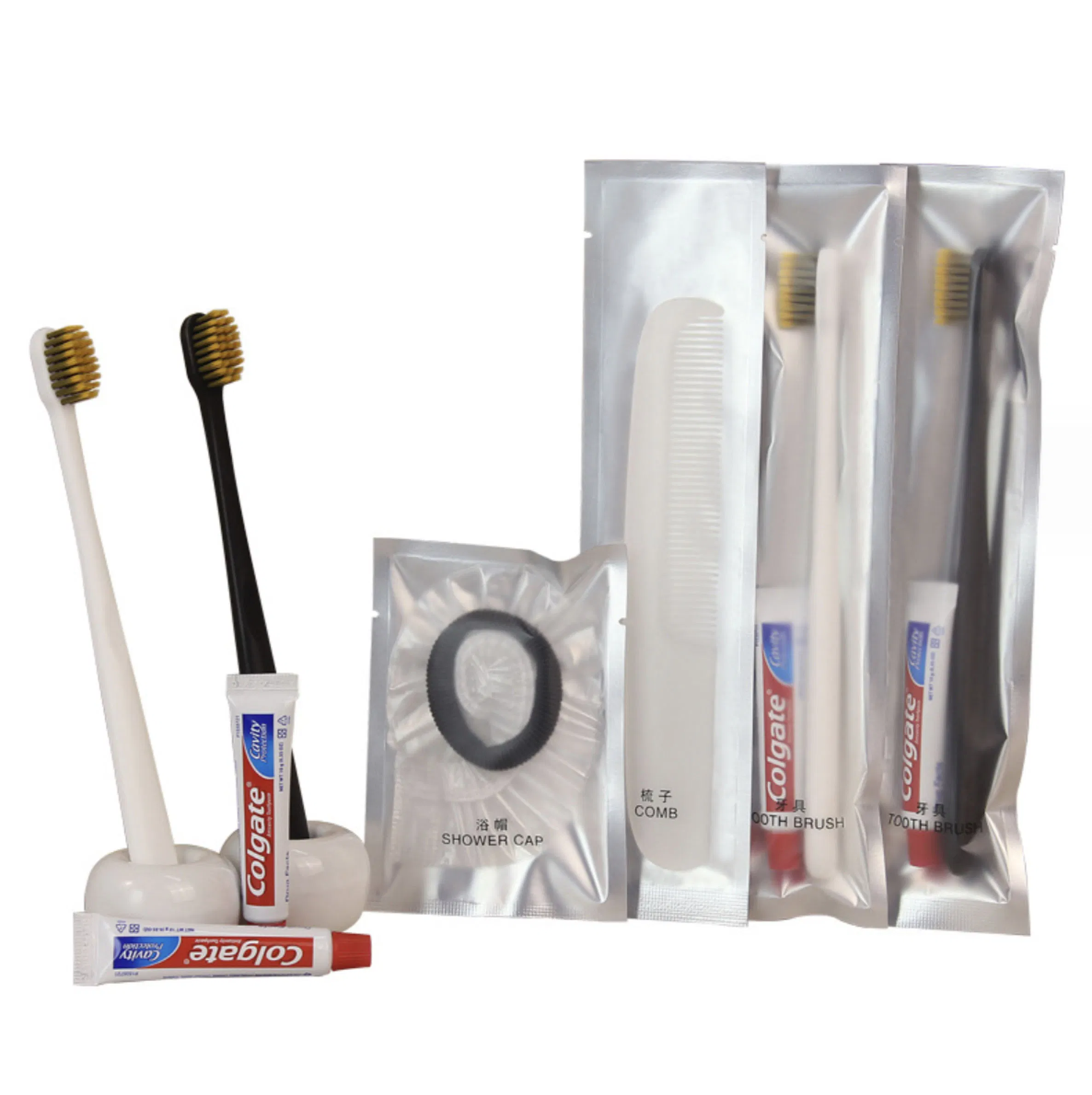 Disposable Hotel Dental Kit with Aluminum Foil Bag