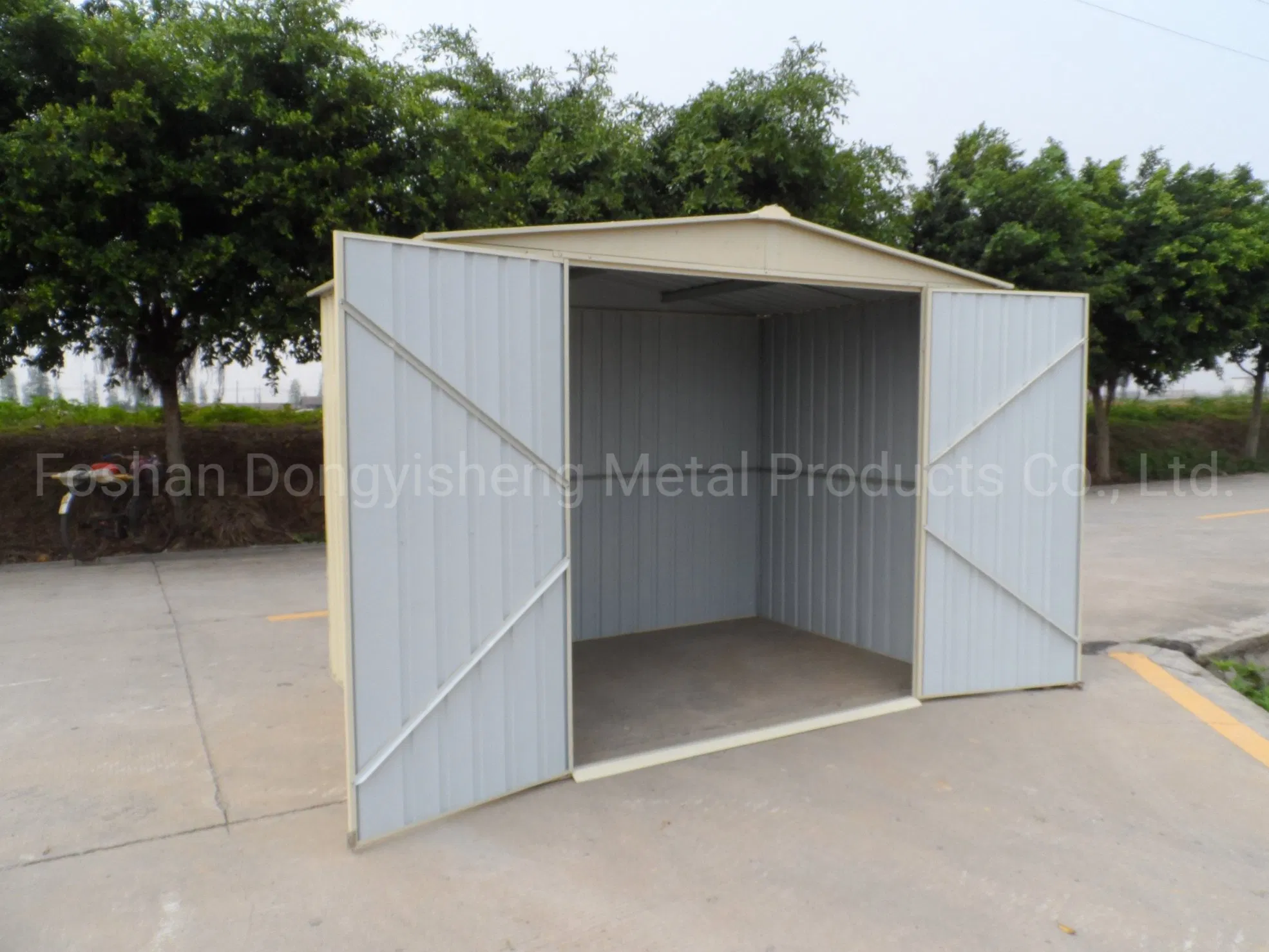 Cream Color Storge Shed Garden Tool Garden Furniture Metal Shed Rdsa3650-C2