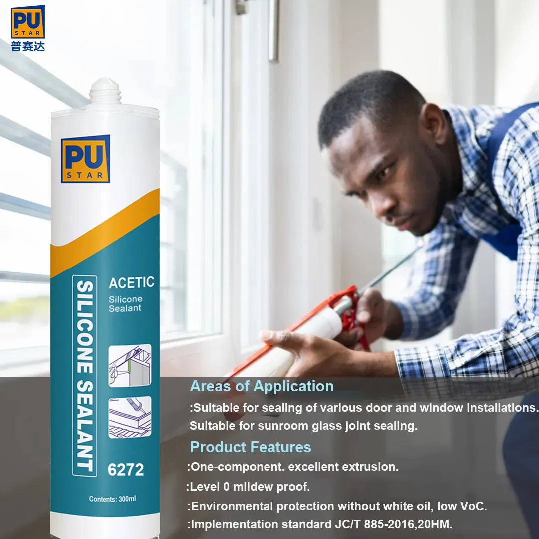 Factory Manufacture Bath Kitchen High Quality Acidic General Purpose Silicone Sealant