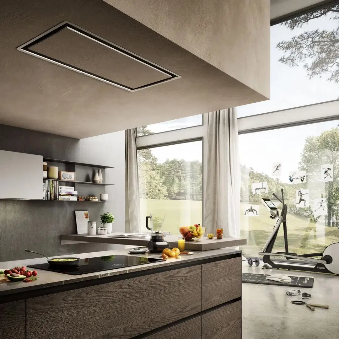 Kk03A Ceiling Kitchen Cooker Hood 1100mm Large Size