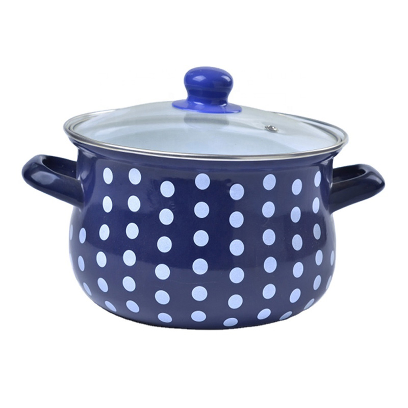 Turkey Pot Enamel Casserole Pot 16cm 18cm 20cm 22cm 24cm 26cm Enamel Casserole with Lid