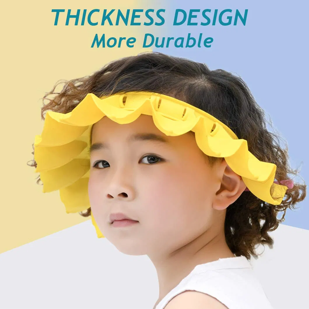 Great Quality EVA Head Protector Bath Hair Caps Bathing Wash Hat