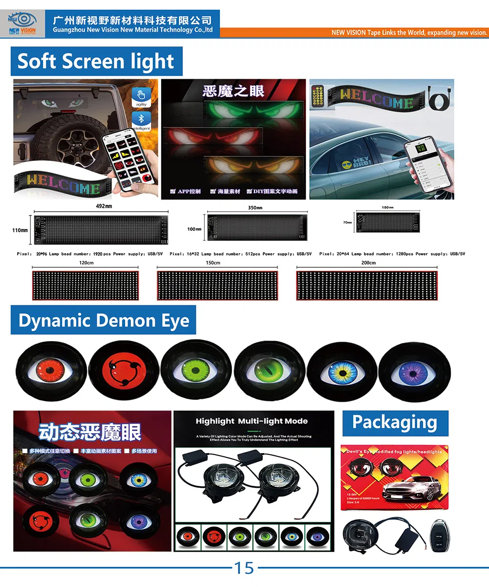 Дьявольские глаза LED для авто: динамические фары с кастомным дизайном