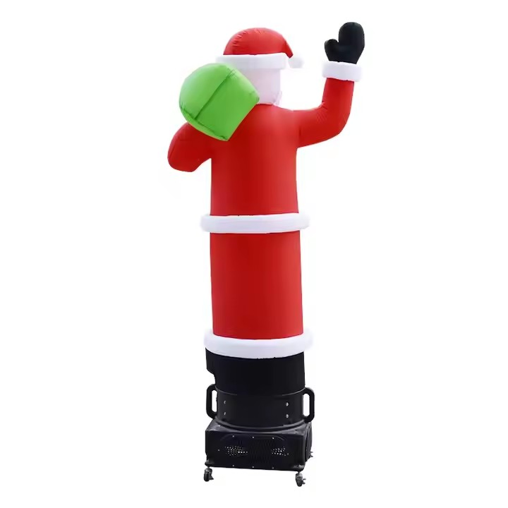 Boyi Inflatable Christmas Dancer Inflatable Santa Air Dancer Sky Waving Man