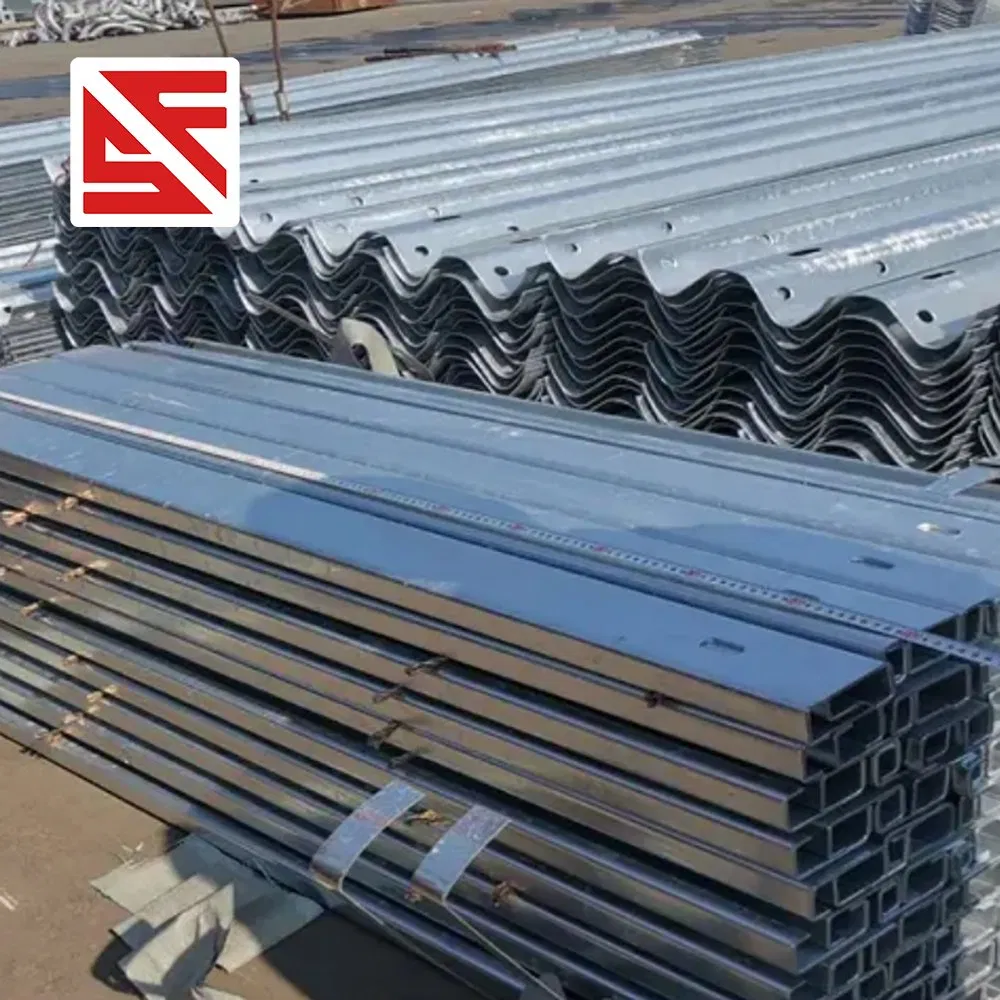 Galvanized Highway W-Beam Guardrail Traffic Crash Barrier for Sale