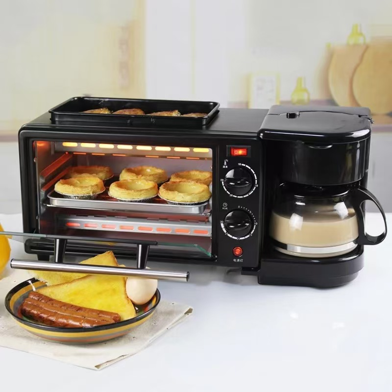 Electric Cooker Kitchen Appliance Coffee Machine 3 in 1 Breakfast Maker
