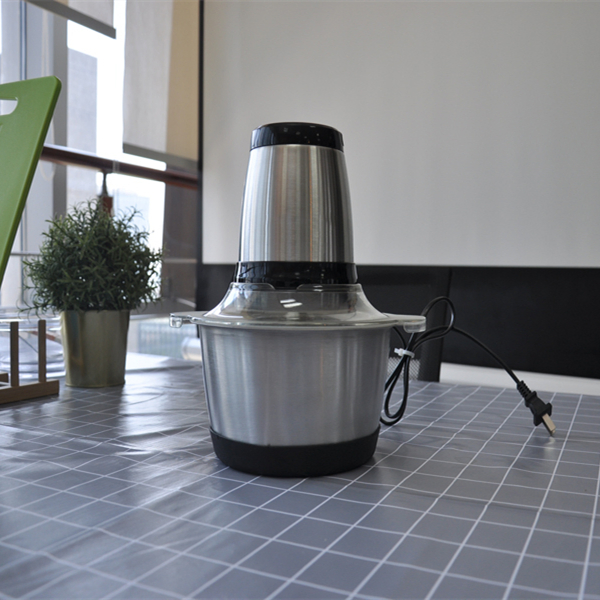 Household Meat Grinder Electric Stainless Steel Blade Rapid Mixing Food