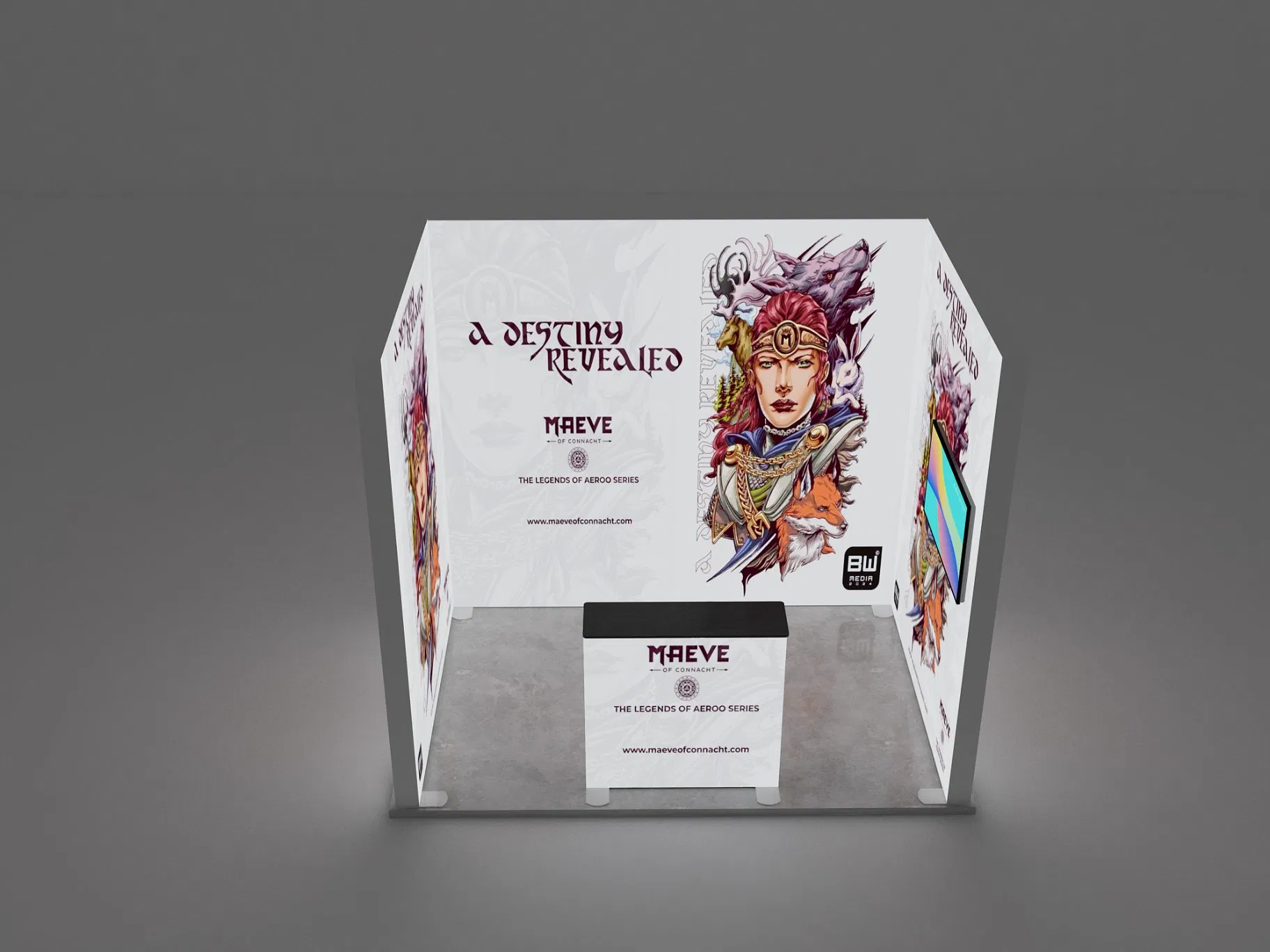 Tianlang Seg Lightbox Booth 3X6m Exhibition Stand for Trade Shows