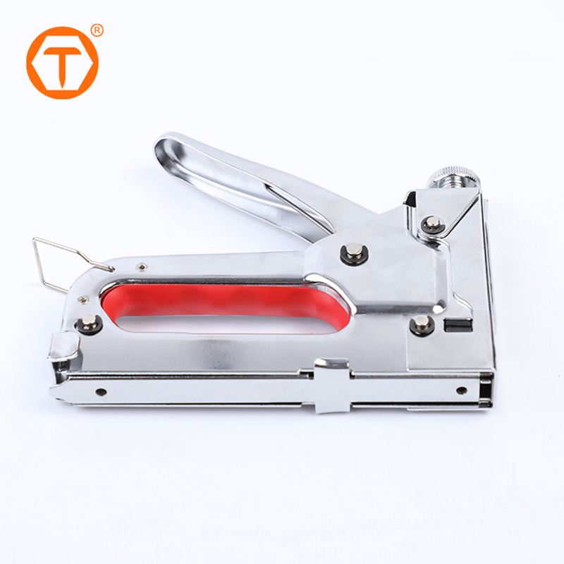 3 in 1 Heavy Duty A3 Steel Manual GS Staple Adjustable 4-14mm U-Shape Nail Staples Gun for Wood