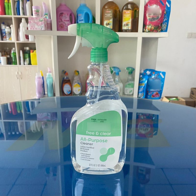 Miuge Glass Cleaner Spray Bottle Original Blue