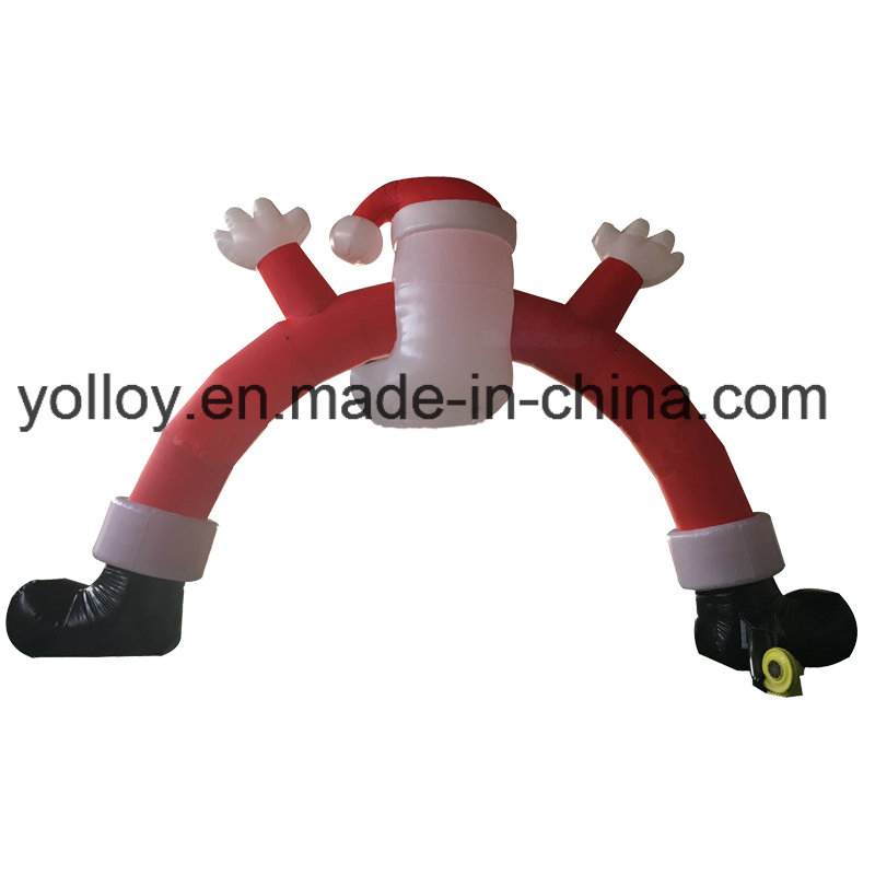 Santa Claus Arch Inflatable for Christmas Party Decoration