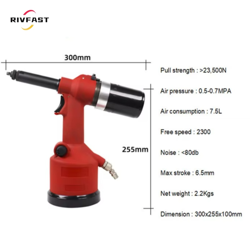 Пневматическая заклепочная машина для шестигранных отверстий M4-M10