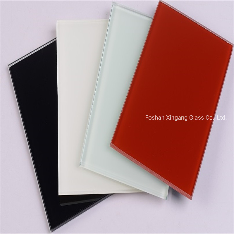 Temperable Tempered Glossy Painted Glass Decorative Glass Lacobel Glass