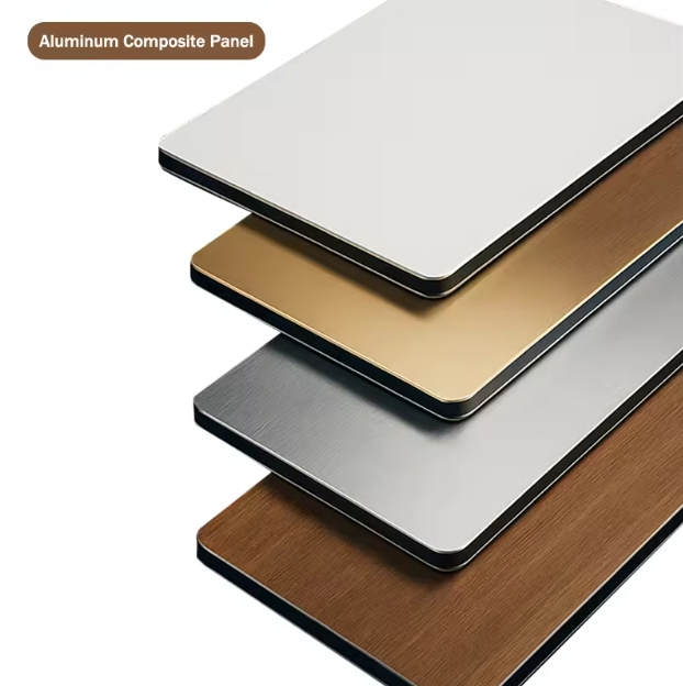 Facade Cladding Metal Aluminum Composite Panel Exterior Wall Coverning Panels