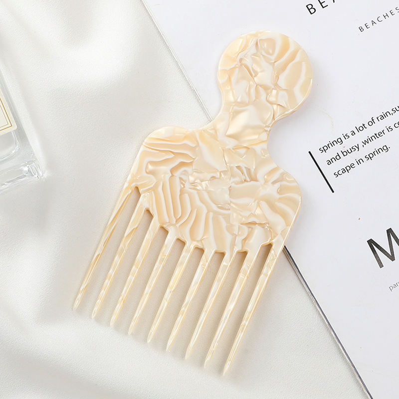 Расческа-вилка для кудрявых волос, 4 мм, ацетат