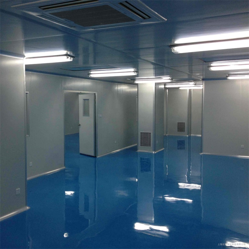 Amber Turnkey Clean Room Engineering Factory Provides Modular Sandwich Panels Clean Room Solution