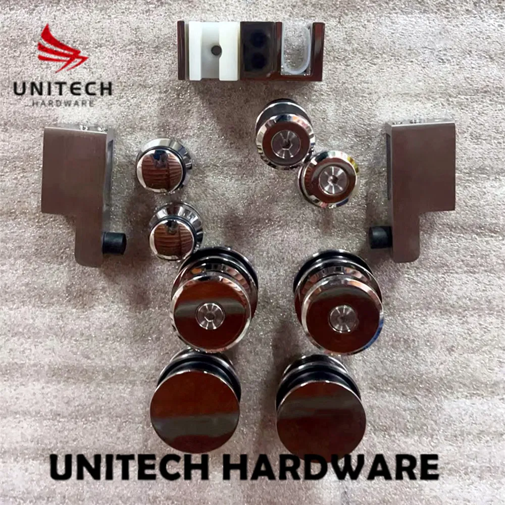 Stainless Steel Rail Sliding Door Roller and Fitting Set