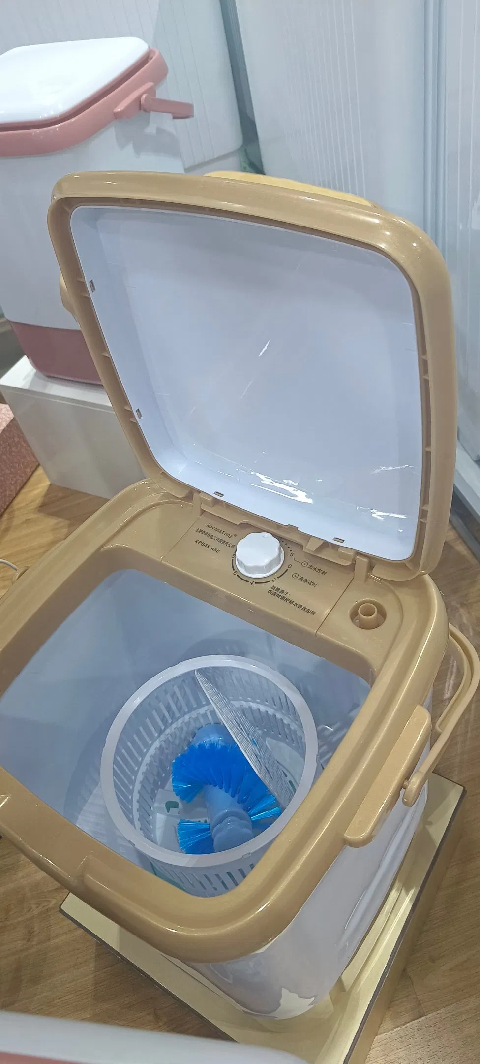 Semi-Auto Single Tub Portable Mini Baby Cloth Washer Washing Machine