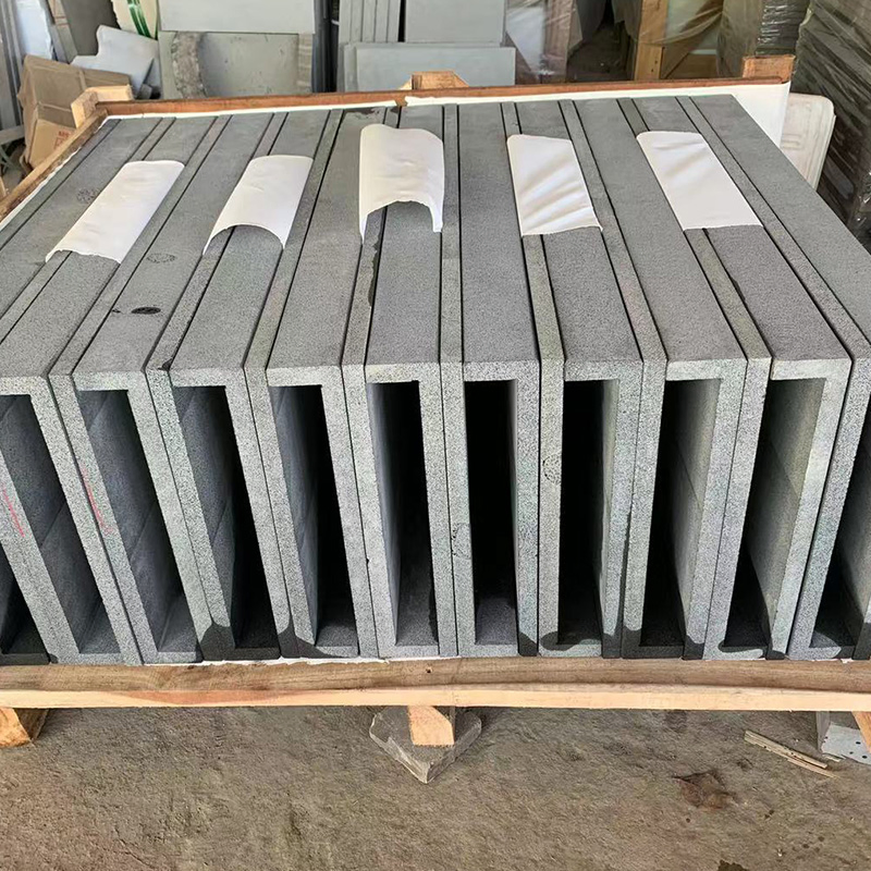 Hainan Honed Dark Grey/Black Lava Blue Stone Tile Basalt Swimming Pool Coping for Paving/Kerbstone/Wall/Flooring/Covering Price