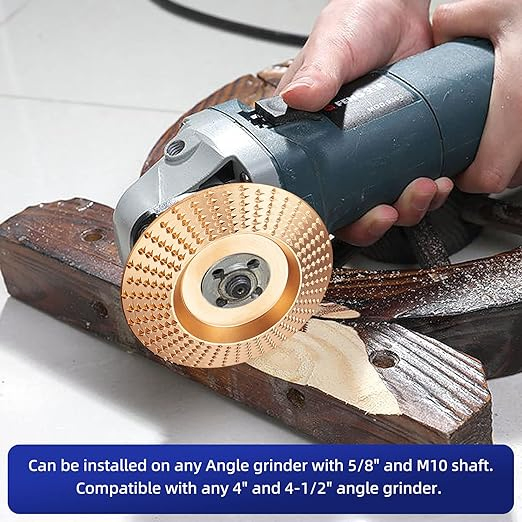 Tungsten Carbide Wood Wheel Angle Grinding Tea Tray Wood Carving Disc Grinder Polishing Wheel