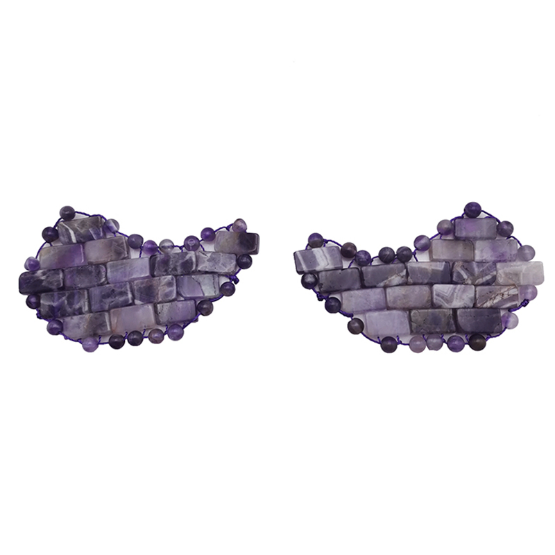 New Design Natural Facial Eye Sleeping Jade Mask Amethyst