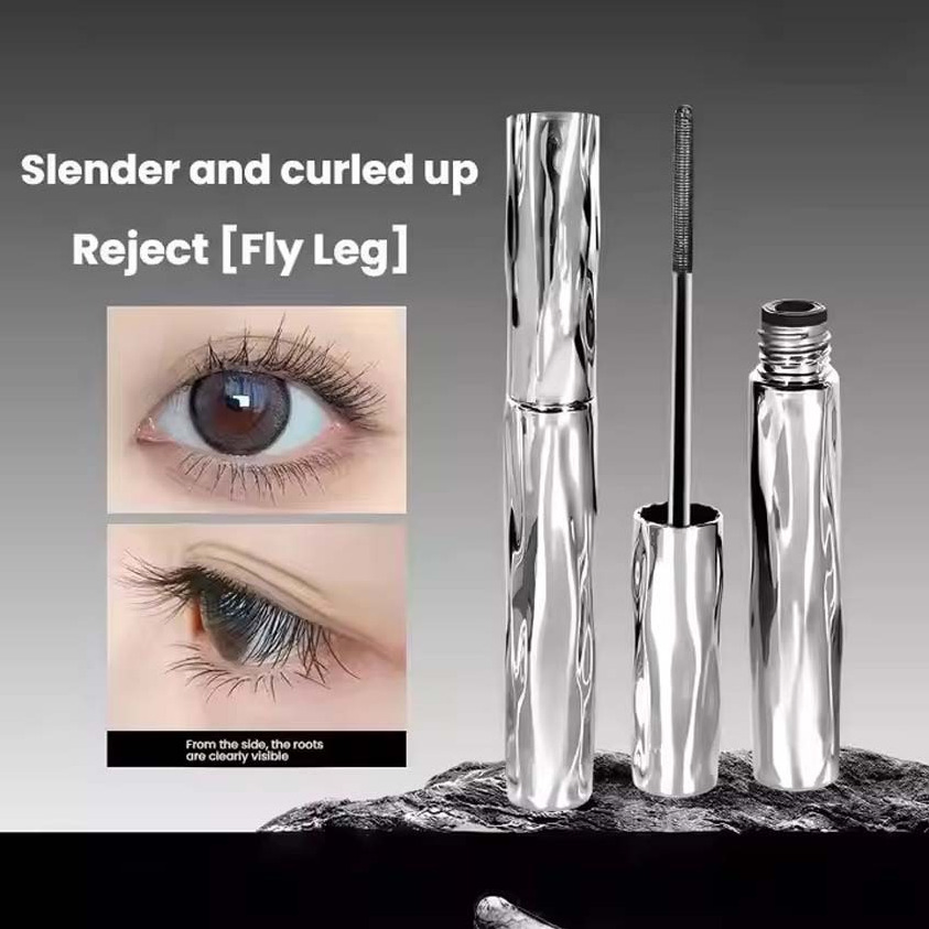 Long-Lasting Waterproof for Mascara Steel Tube Smudge-Proof Mineral Enriched Cream Formula for Sensitive Eyes or Oily Lids