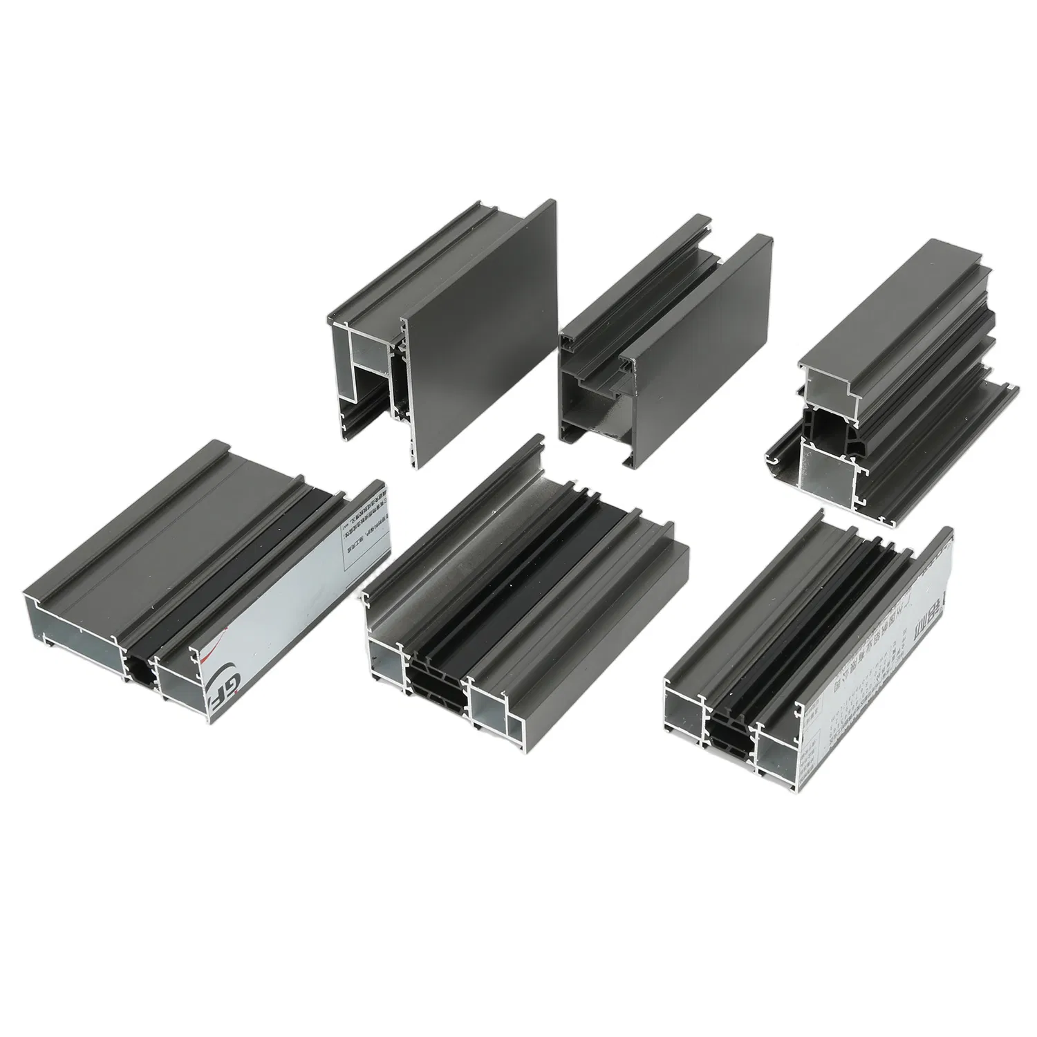 Premium Custom 6063-T5 Thermal Break Powder Coated Aluminium Profiles for Casement Windows\Sliding Windows\Sliding Doors\ Folding Doors