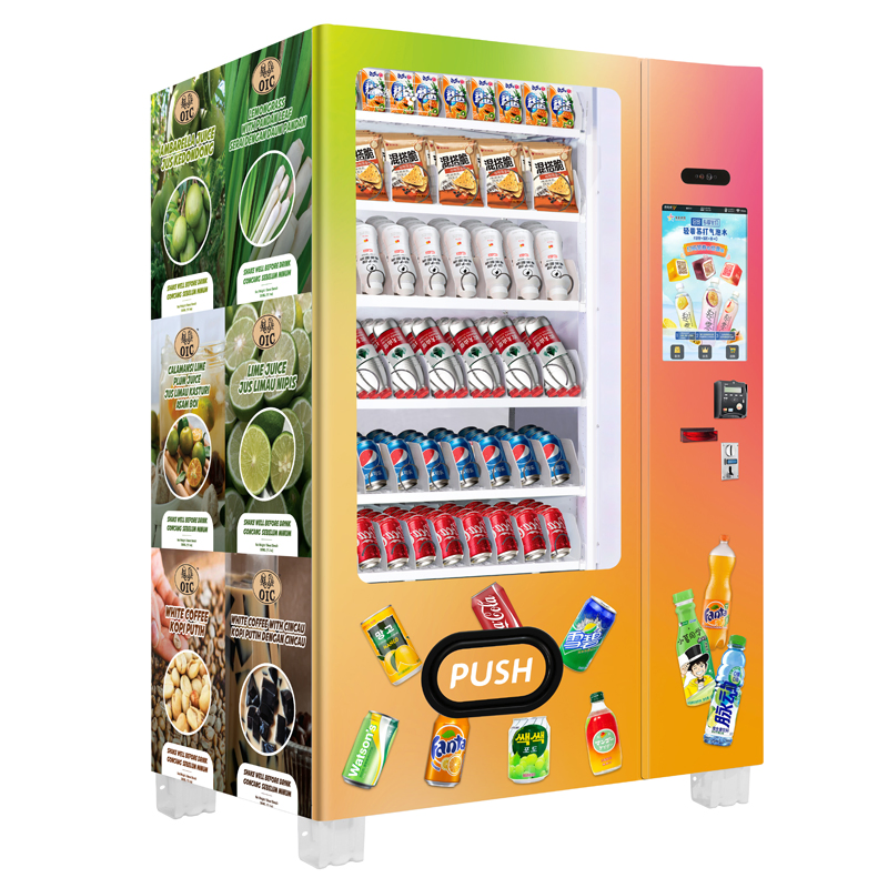 Factory Direct Selling Smart 24 Hours Self Auto Service Bulk Combo Cold Snack and Drink Vending Machine with Touch Screen Commercial Vendor Machine Hotel