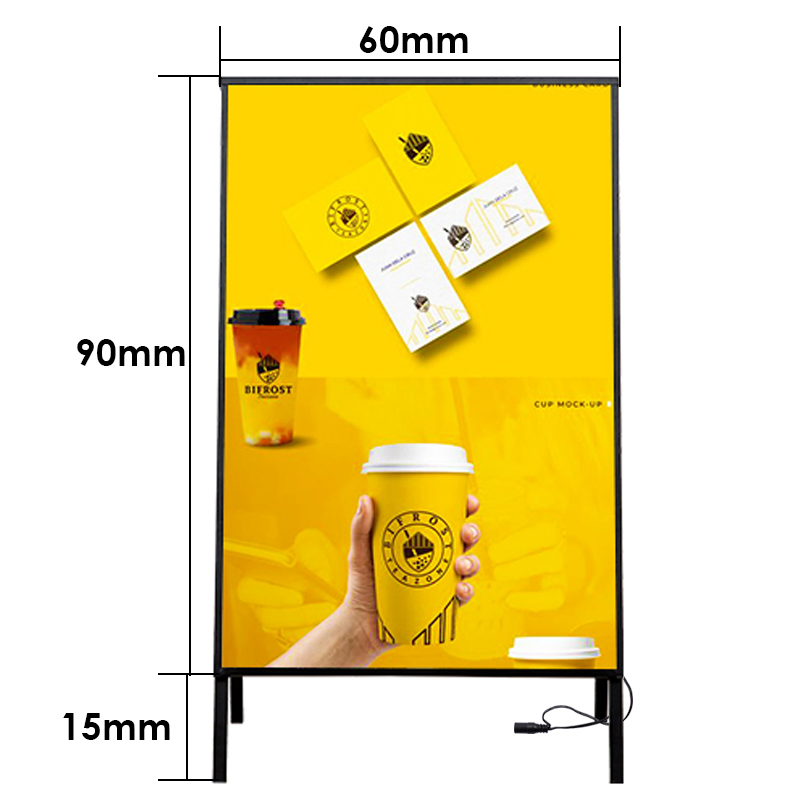 Ultra Thin LED Light Box Frame Poster Restaurant Menu Board Advertising LED Light Boxes