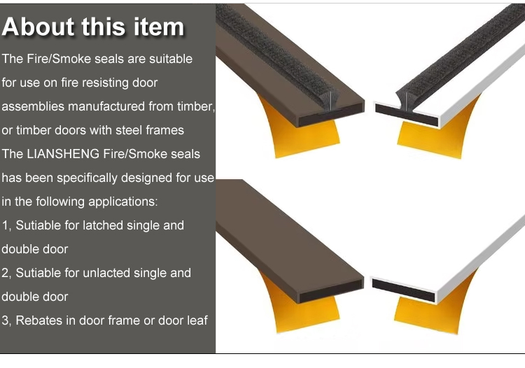 Customized Fireproof Doors and Windows with High-Temperature Resistant Fire-Expanding Graphite Sealing Strips