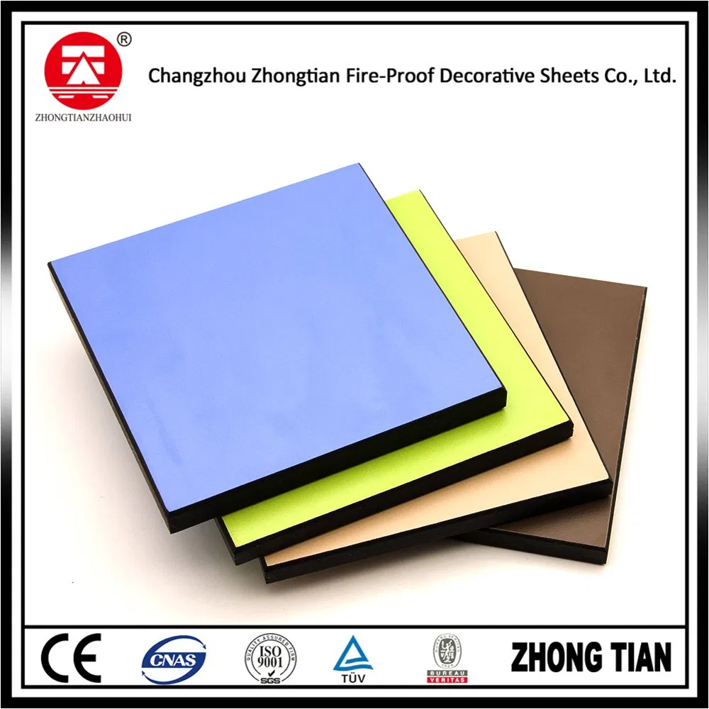 High Quality Formica Sheets Phenolic Panel Compact 1220*2440*12mm Laminate Board HPL for Office Decoration/Toilet Cubicle Partitions