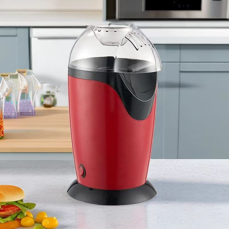 Tasty Hot Air Popcorn Popper, Healthy and Delicious Popcorn in Minutes, Fast and Easy-to-Use, Built-in Measuring Cup Popcorn Maker