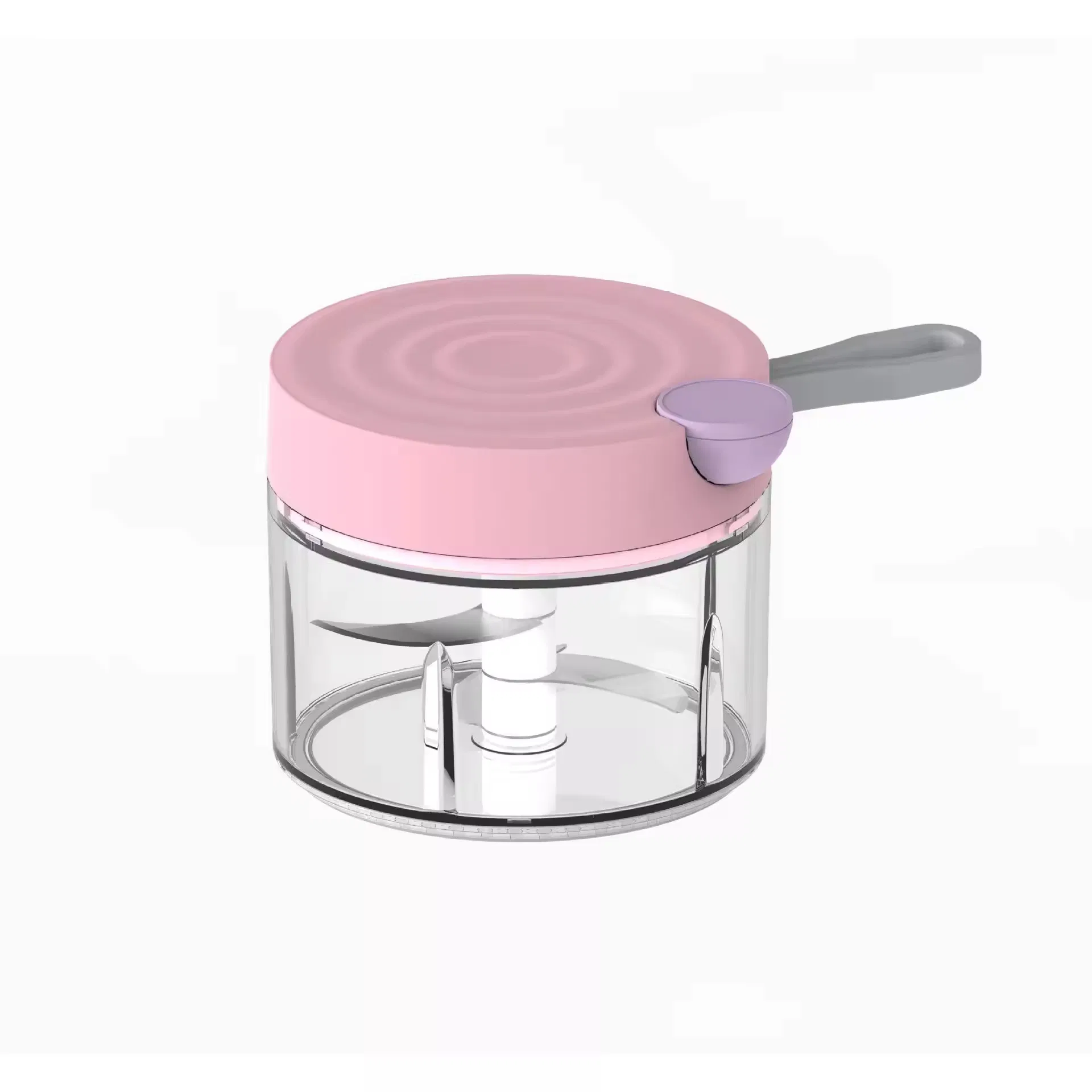 Manual Garlic Mincer Mini Garlic Grinder Press Home Hand Pull String Vegetable Fruit Onion Cutter Masher Grinder