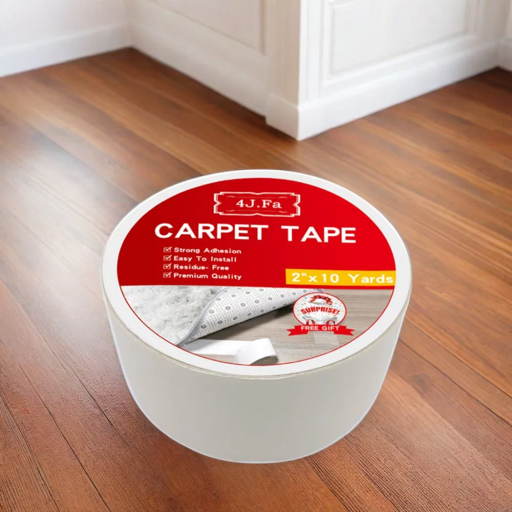 Carpet Adhesive Rug Gripper Removable Multi-Purpose Cloth Rug Tape for Hardwood Floors, Outdoor Rugs